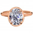 18 Karat Rose Gold Engagement Ring-3