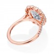 18 Karat Rose Gold Engagement Ring-5