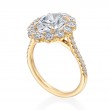 18 Karat Yellow Gold Engagement Ring-1