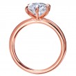 18-Karat Rose Gold Solitaire Engagement Ring-5