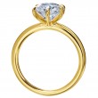 18-Karat Yellow Gold Solitaire Engagement Ring-5