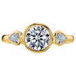 18-Karat Yellow Gold Engagement Ring-3