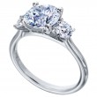 Three-Stone Platinum Engagement Ring-1