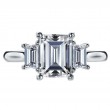 Three-Stone Platinum Engagement Ring-3