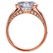 18 Karat Rose Gold Engagement Ring-5