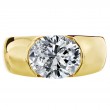 18 Karat Yellow Gold Engagement Ring-3