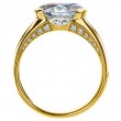 18 Karat Yellow Gold Engagement Ring-5