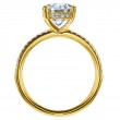 18 Karat Yellow Gold Engagement Ring Is Set-5