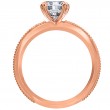 18 Karat Rose Gold Engagement Ring-5