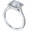 Micro-Pave Set Platinum Engagement Ring-1