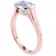 18 Karat Rose Gold Solitaire Engagement Ring-1