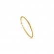 14KT GOLD FINE BAND NATURAL DIAMOND RING-1