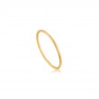 14KT GOLD FINE BAND RING-1