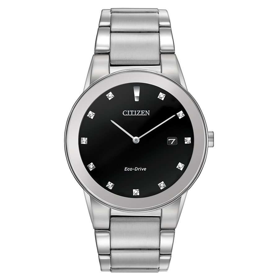 Citizen Modern Eco Men's Watch, Stainless Steel Black Dial