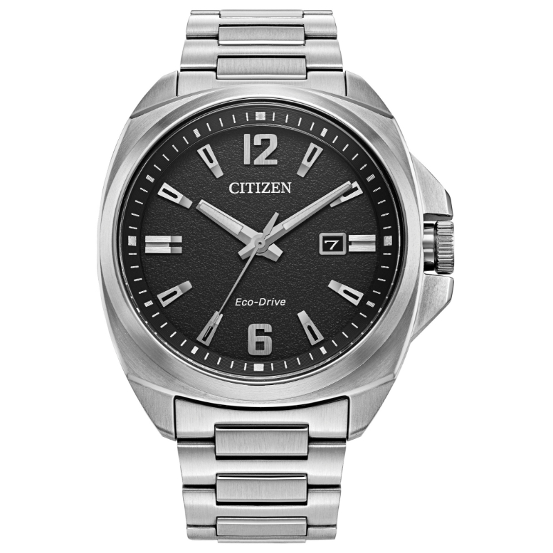 Citizen Sport Luxury Men's Watch, Stainless Steel Black Dial