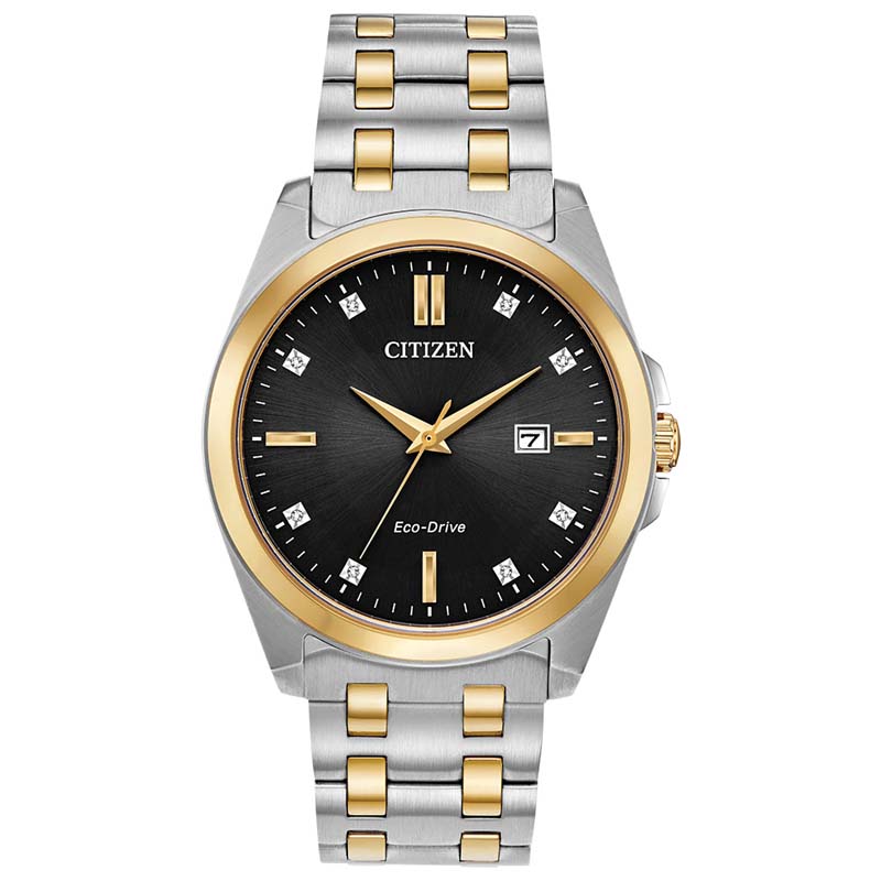 Citizen Dress/Classic Eco Men's Watch, Stainless Steel Black Dial