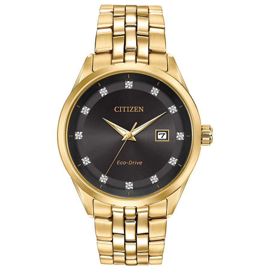 Citizen Dress/Classic Eco Men's Watch, Stainless Steel Black Dial