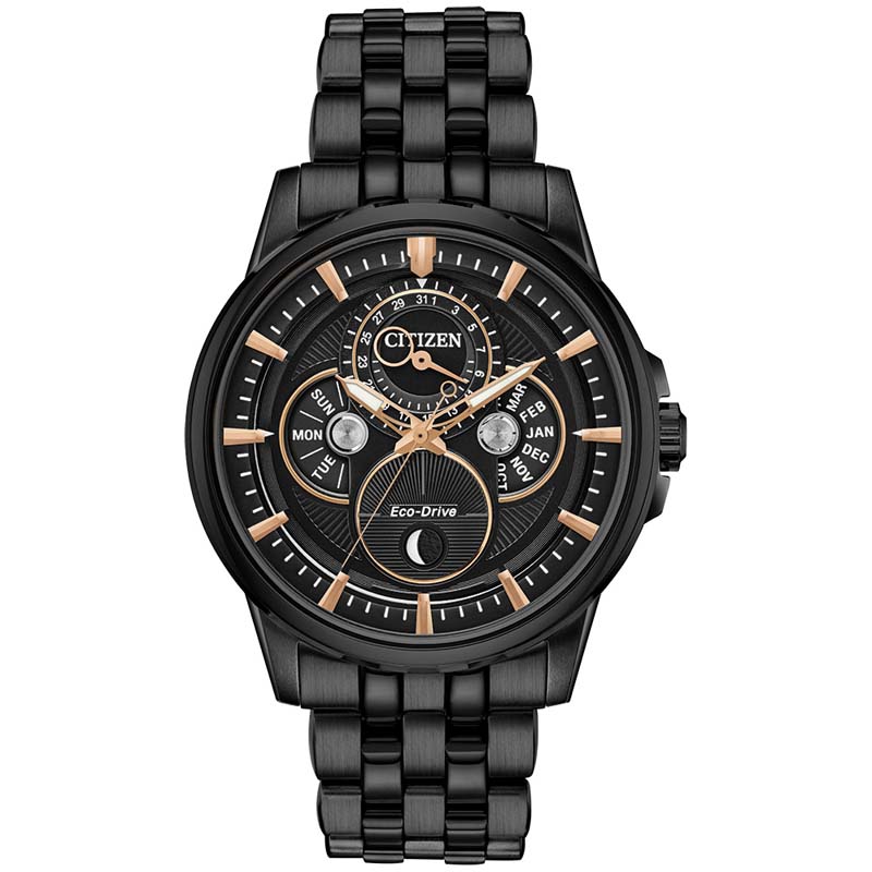 Citizen Dress/Classic Eco Men's Watch, Stainless Steel Black Dial