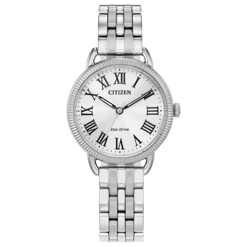 Citizen Dress/Classic Eco Women's Watch, Stainless Steel Silver-Tone Dial